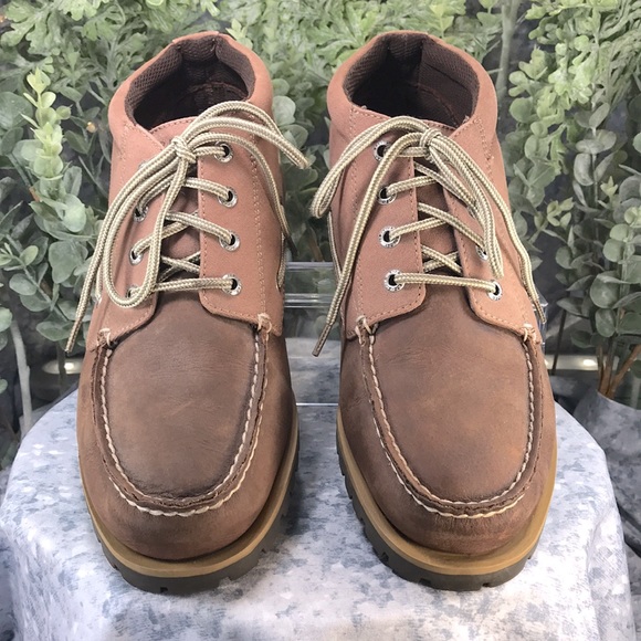 Sperry Top Sider Carson Brown Leather Chukka LaceUp Boots Men’s 9.5M🌟Like NEW🌟 - Picture 2 of 9